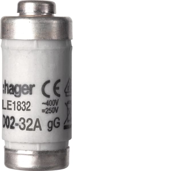 HAGER - D0-Sicherungseinsaetze E18 D02 32A