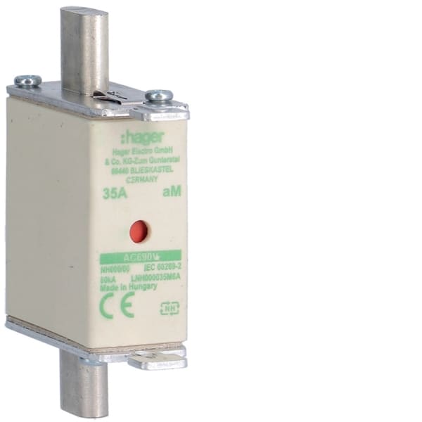 HAGER - NH-Sicherungseinsatz NH000 aM 690V 35A