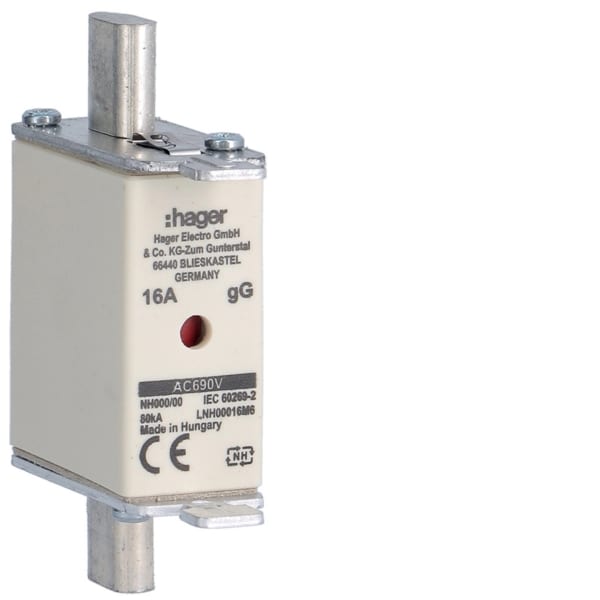 HAGER - NH-Sicherungseinsatz NH00 gG 690V 16A