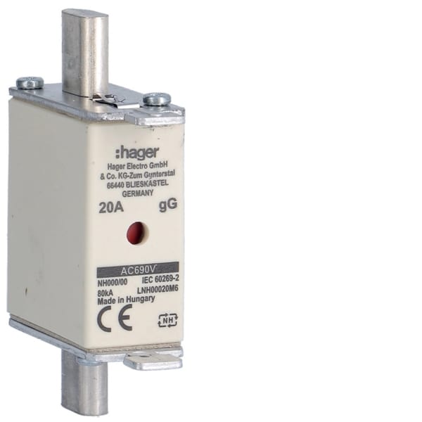 HAGER - NH-Sicherungseinsatz NH00 gG 690V 20A