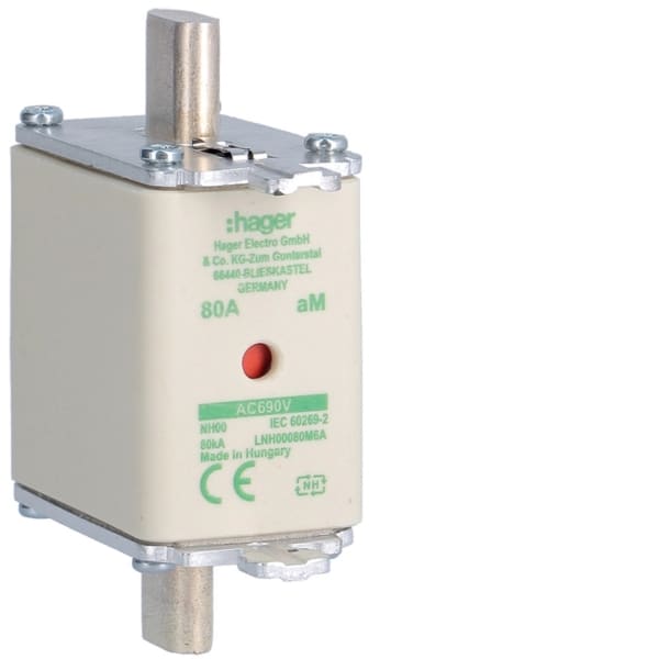 HAGER - NH-Sicherungseinsatz NH00 aM 690V 80A