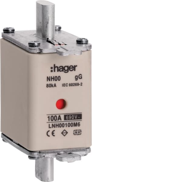 HAGER - NH-Sicherungseinsatz NH00 gG 690V 100A