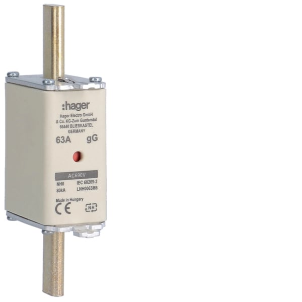 HAGER - NH-Sicherungseinsatz NH0 gG 690V 63A