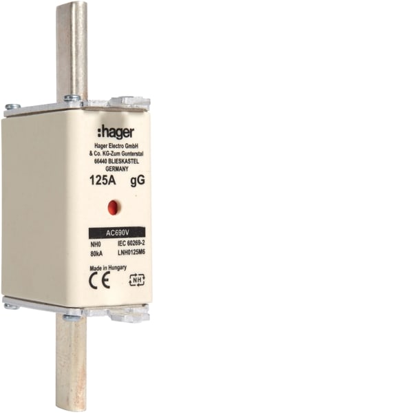 HAGER - NH-Sicherungseinsatz NH0 gG 690V 125A