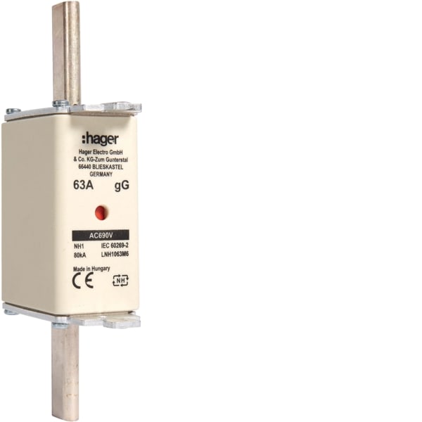 HAGER - NH-Sicherungseinsatz NH1 gG 690V 63A