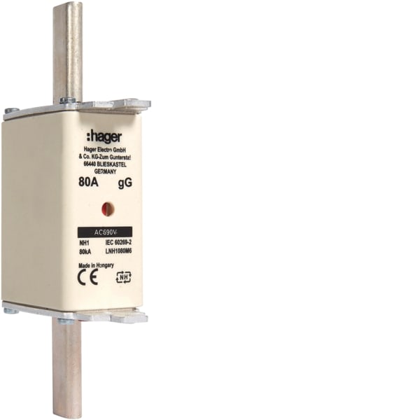 HAGER - NH-Sicherungseinsatz NH1 gG 690V 80A