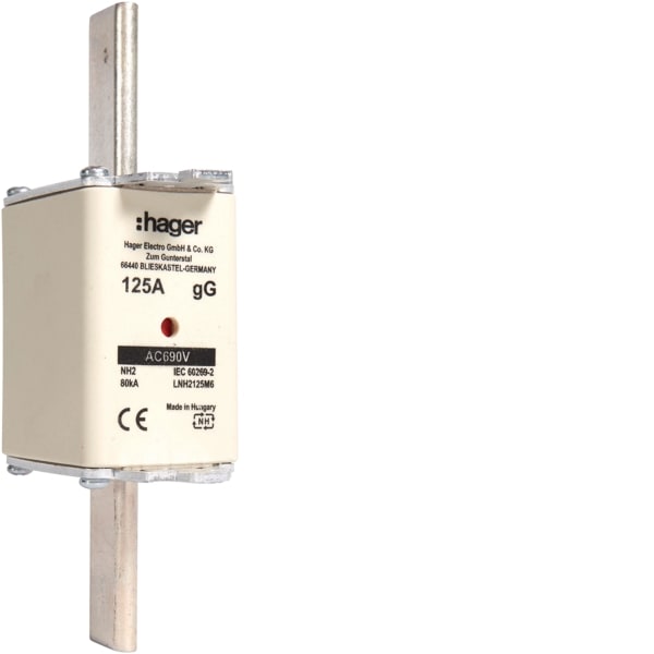 HAGER - NH-Sicherungseinsatz NH2 gG 690V 125A