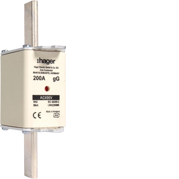 HAGER - NH-Sicherungseinsatz NH2 gG 690V 200A