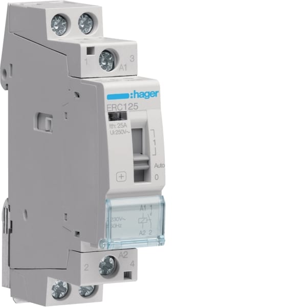 HAGER - Schütz 25A, 1S, 230V mit Handschaltung