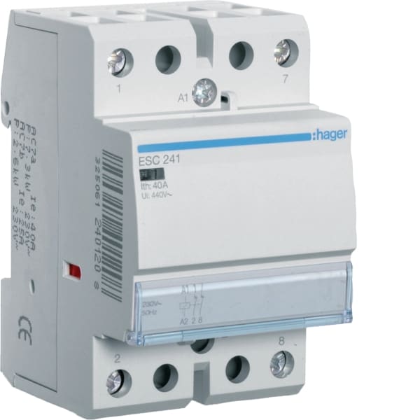 HAGER - Schütz 40A, 2O, 230V