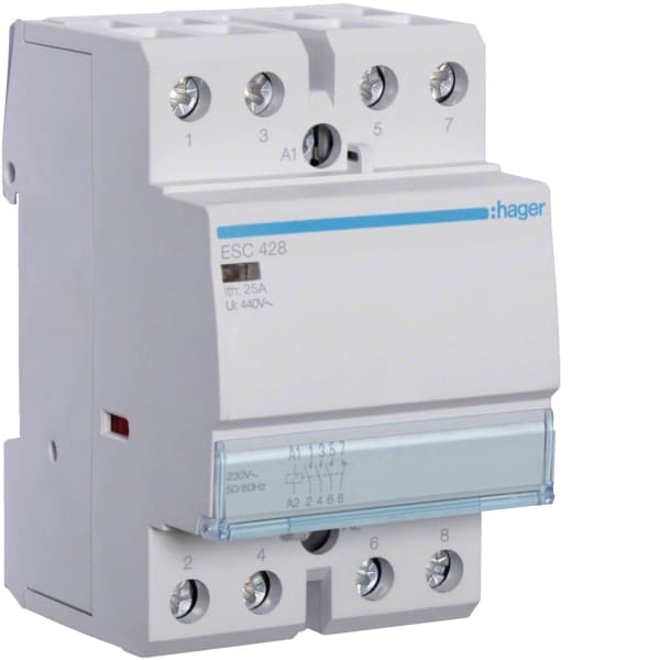 HAGER - Schütz 25A, 3S+1O, 230V