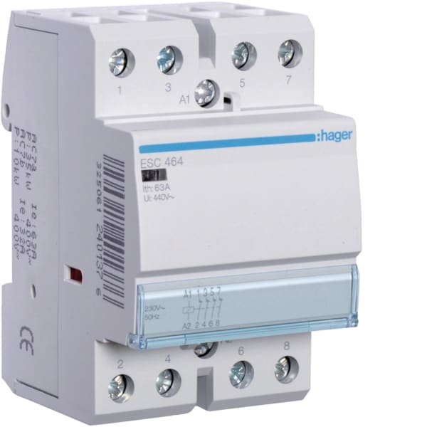 HAGER - Schütz 63A, 4O, 230V