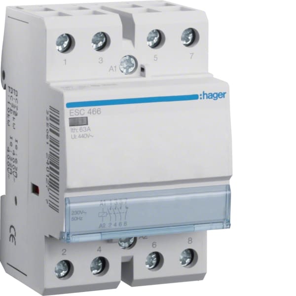 HAGER - Schütz 63A, 3S+1O, 230V
