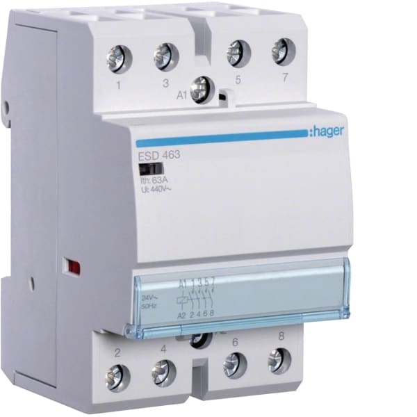 HAGER - Schütz 63A, 4S, 24V