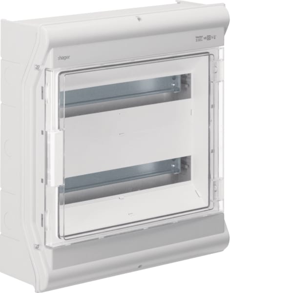 HAGER - Vector IP65, 2x18 PLE, UV-stabil, o. LE