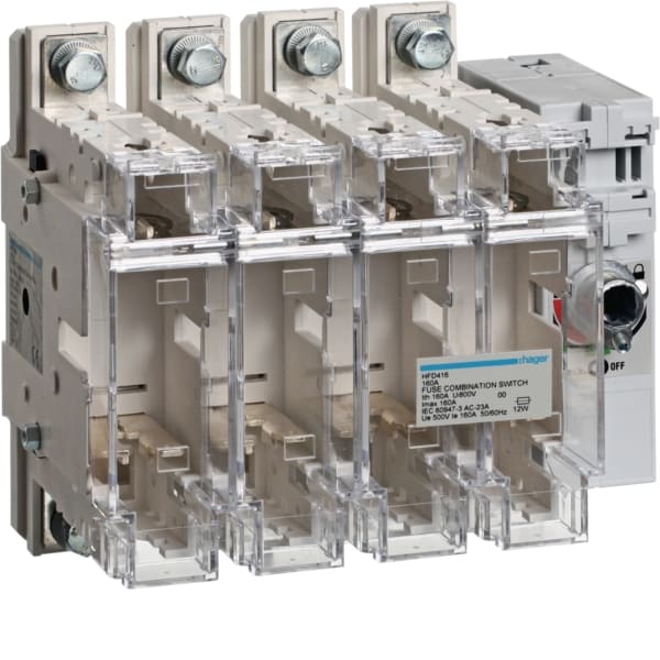 HAGER - Schalter mit Sicherung 4P - 160 A / T00