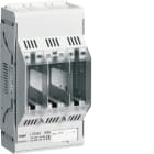 HAGER - NH00-Unterteil, 0 3x160A, SS 60mm, 70mm²