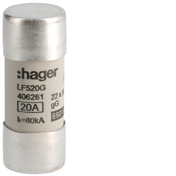 HAGER - Sicherung 22x58 gG 20A