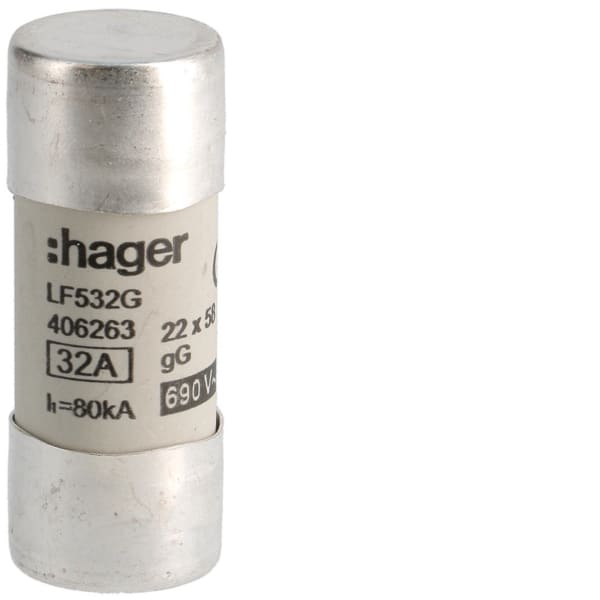 HAGER - Sicherung 22x58 gG 32A