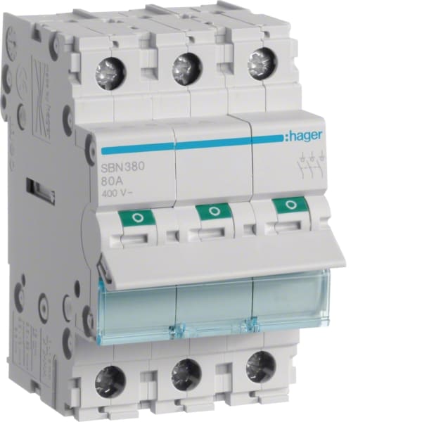 HAGER - Ausschalter 3P 80A