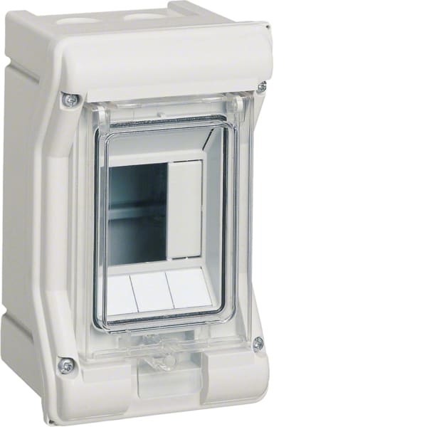 HAGER - Miniverteiler Feuchtraum Aufputz IP65 1x3TE 175x111x93mm