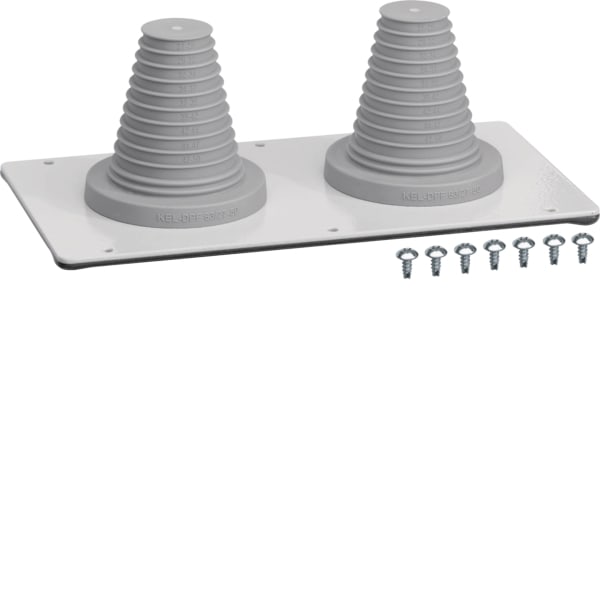 HAGER - Kabeleinführ.,2 Kabel D=23-55mm, SK I