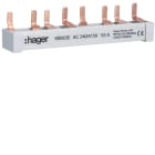 HAGER - Phasenschiene Stift 3P+N 10mm² 8M