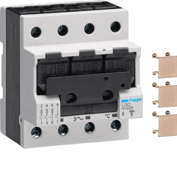 HAGER - D02-Lasttrennschschalter 3P+N 63A