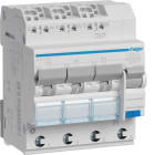 HAGER - FI-LS 3X 1P+N 6kA B-10A 30mA Typ A QC