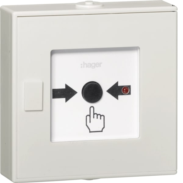 HAGER - Funk-Druckknopfmelder, Alarmstop