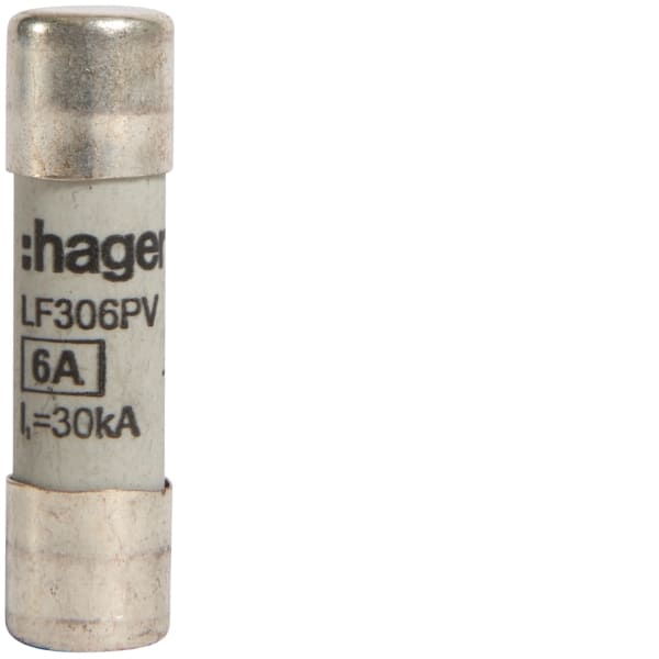 HAGER - Sicherung PV 10x38 mm 1000V DC 6A