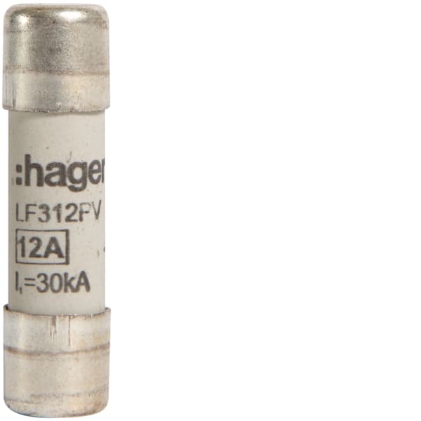 HAGER - Sicherung PV 10x38 mm 1000V DC 12A