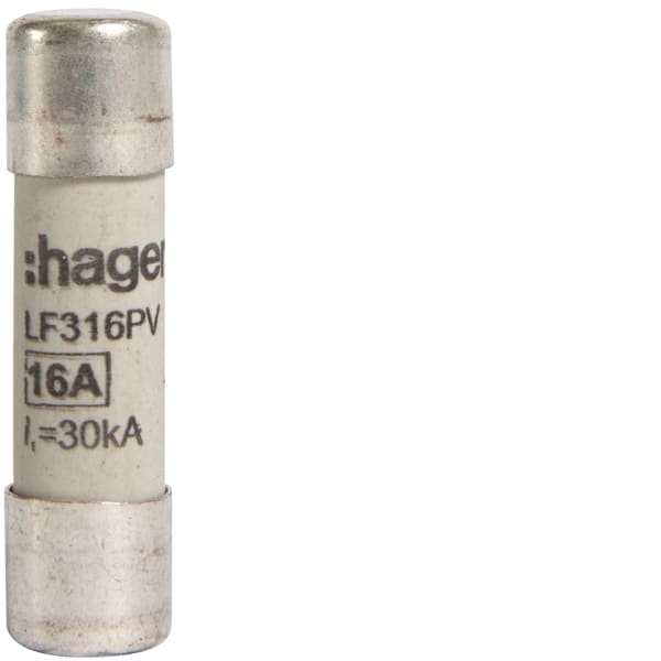 HAGER - Sicherung PV 10x38 mm 1000V DC 16A