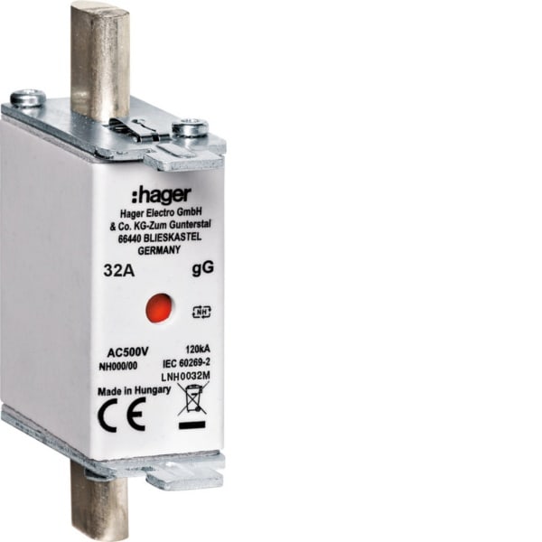 HAGER - NH-Sicher.eins. NH000 500V gG 32A