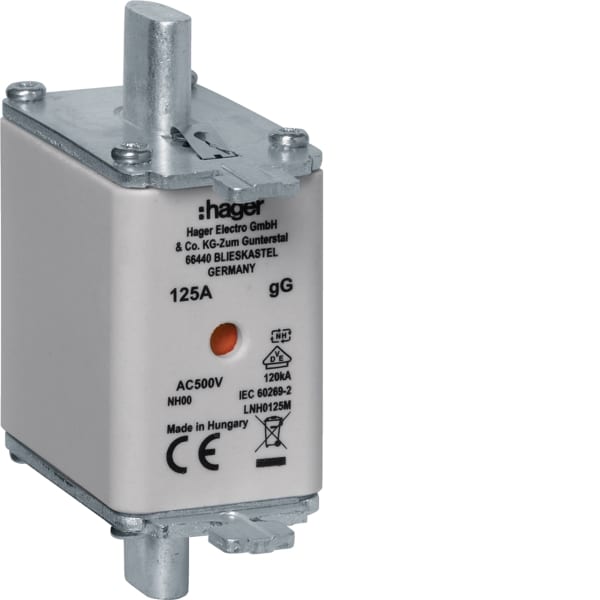 HAGER - NH-Sicher.eins. NH00 500V gG 125A