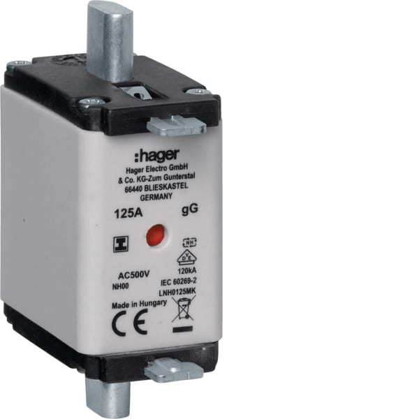 HAGER - NH-Sicher.eins. NH00 500V gG 125A Sp-fr