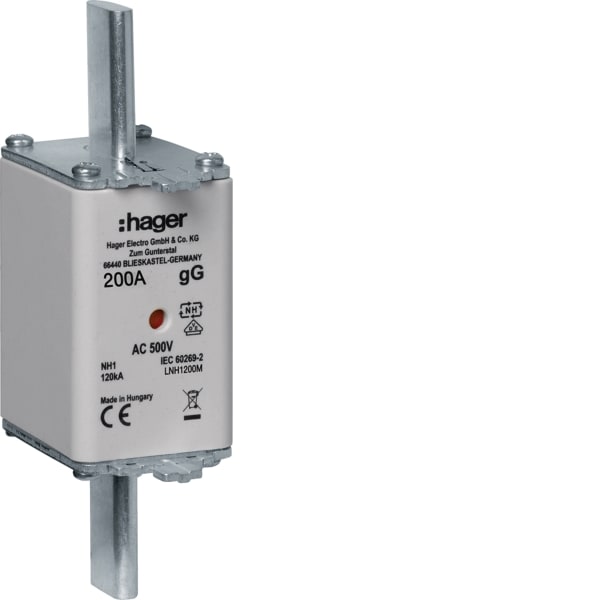 HAGER - NH-Sicherungseinsatz NH1 gG 500V 200A
