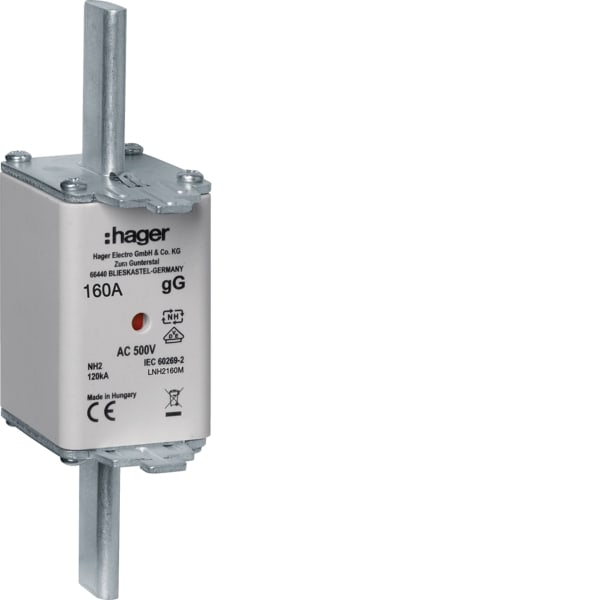 HAGER - NH-Sicherungseinsatz NH2C gG 500V 160A