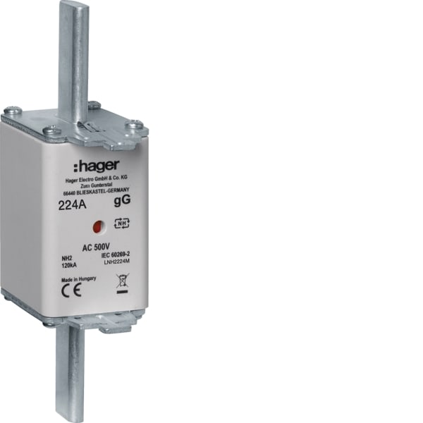 HAGER - NH-Sicherungseinsatz NH2C gG 500V 224A