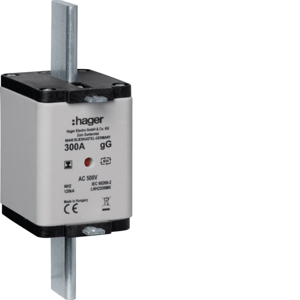 HAGER - NH2-Sicherung 300A 500V gG Iso-Griffl