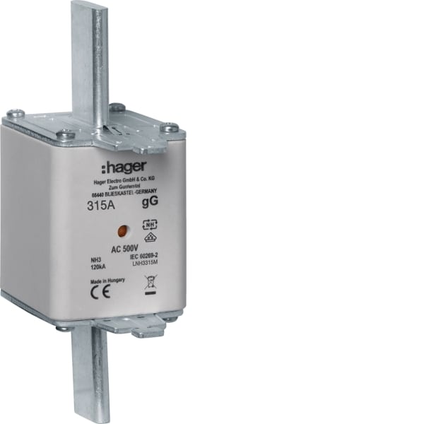 HAGER - NH-Sicherungseinsatz NH3C gG 500V 315A