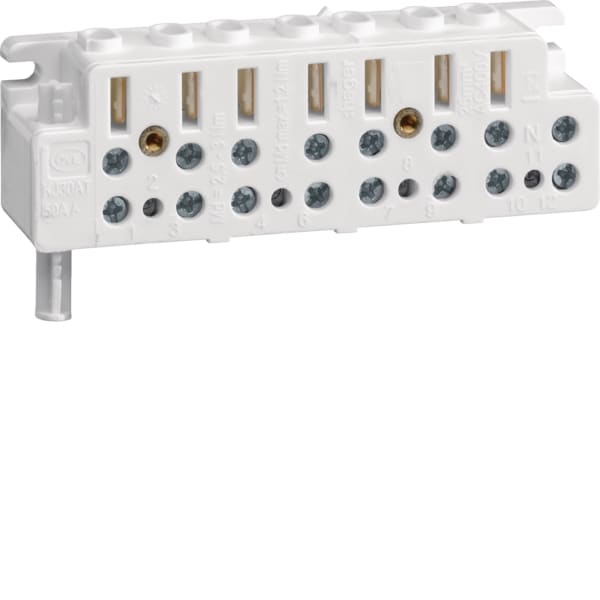HAGER - Zählersteckklemme Drehstrom 50A,m.TRE-Ab