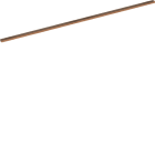 HAGER - CU-Schiene, univers Z, 12x5 mm, 2-feldig