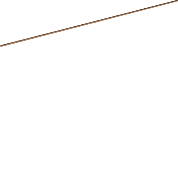 HAGER - CU-Schiene, univers Z, 12x5 mm, 5-feldig
