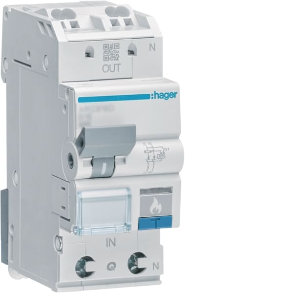 HAGER - AFDD mit LS 1P+N 6kA B-16A 2M