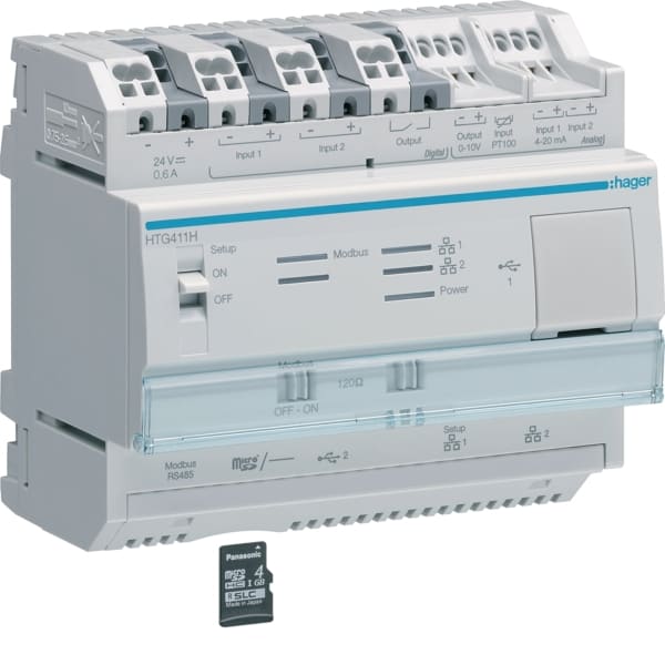 HAGER - Energiemonitoringserver agardio.manager