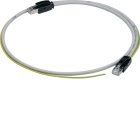 HAGER - Modbus-Kabel RJ45-RJ45 + Schirmerdung 2m