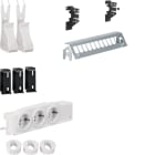 HAGER - Multimedia Kit, univers, mit 3xSteckdose