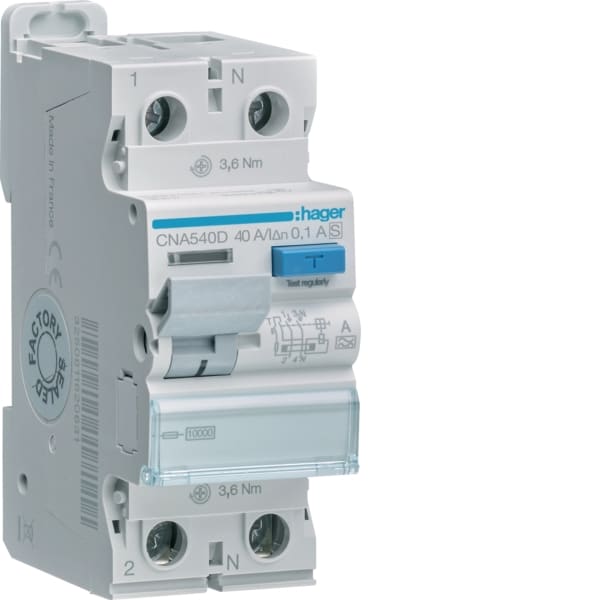 HAGER - FI-Schutzschalter 1P+N 40A 100mA A S