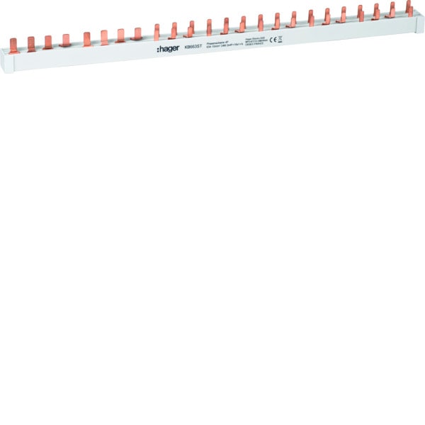HAGER - Stiftschiene 2x3P+N+16x1P+N(1PLE) 10mm